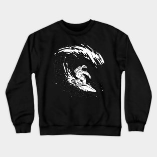 Space Surfer Graphic Tee Crewneck Sweatshirt